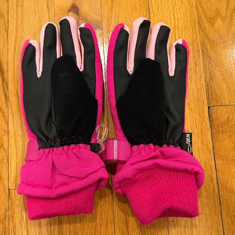 Champion Kids Pink Winter Gloves Size 4/7